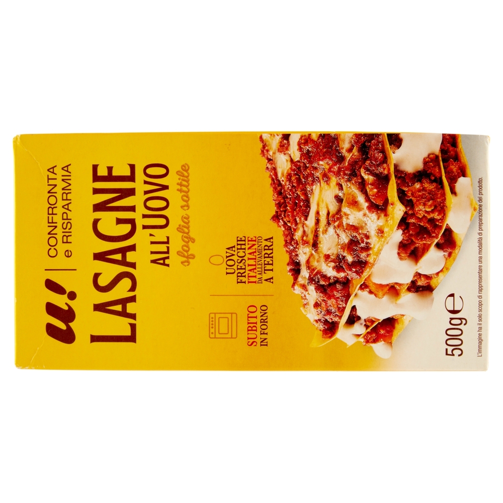 Lasagne all'Uovo U! Confronta e Risparmia