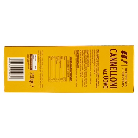 Cannelloni all'Uovo U! Confronta e Risparmia