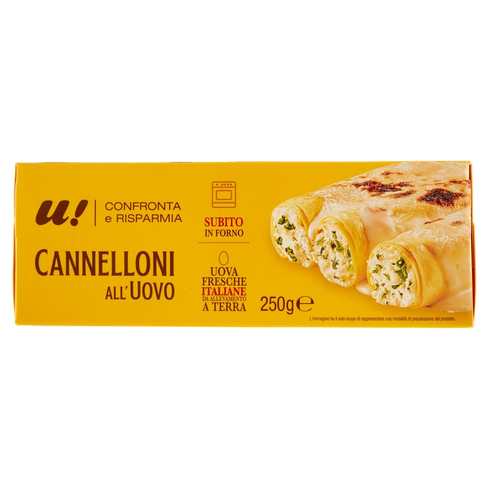 Cannelloni all'Uovo U! Confronta e Risparmia