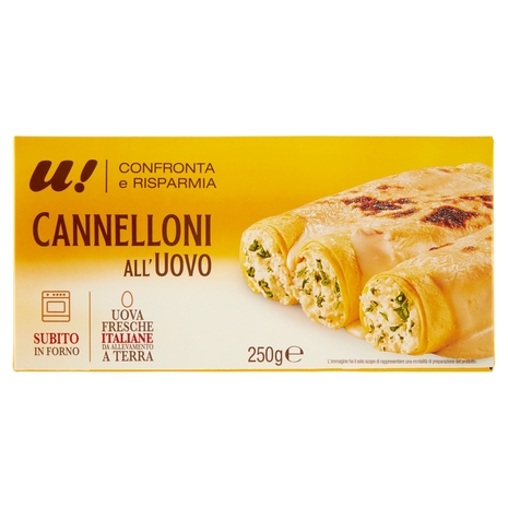 Cannelloni all'Uovo U! Confronta e Risparmia