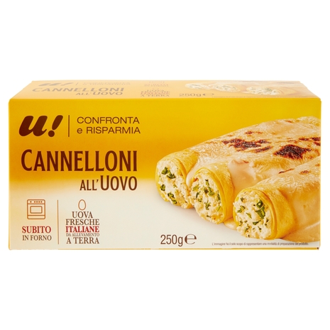 Cannelloni all'Uovo U! Confronta e Risparmia