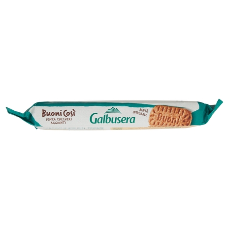 Galbusera BuoniCosì Senza Zuccheri aggiunti con Latte Intero e 10% di Fibre 6 x 50 g