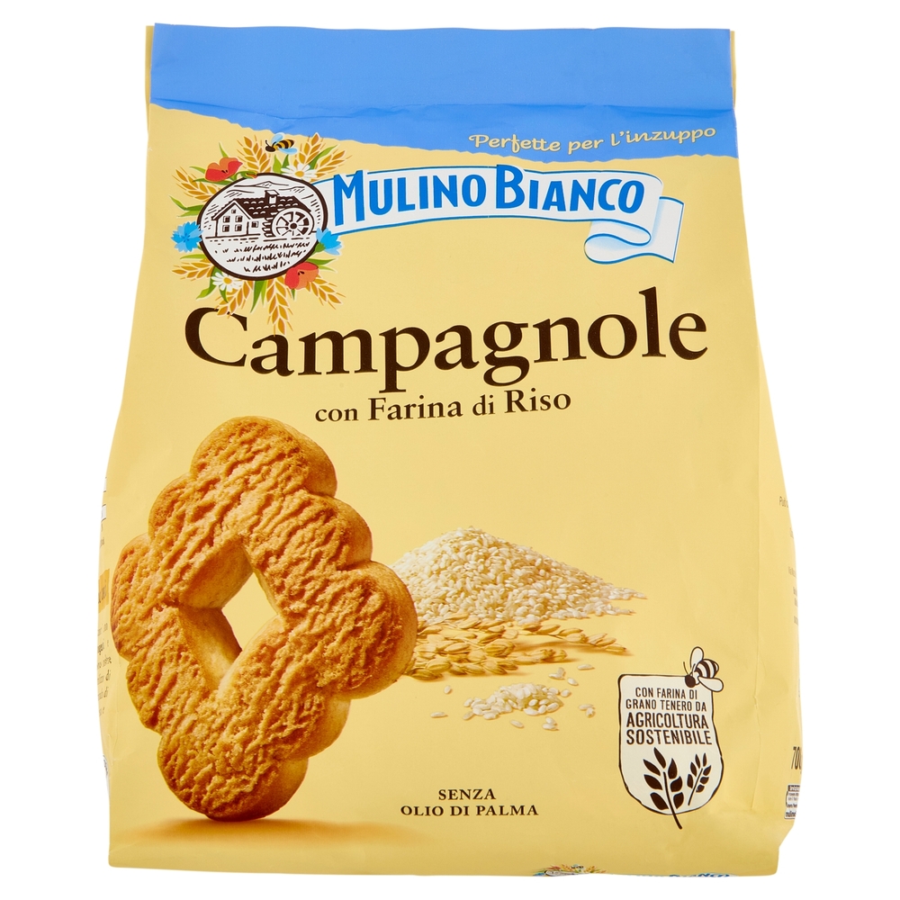 Mulino Bianco Campagnole Biscotti con Farina di Riso 700g