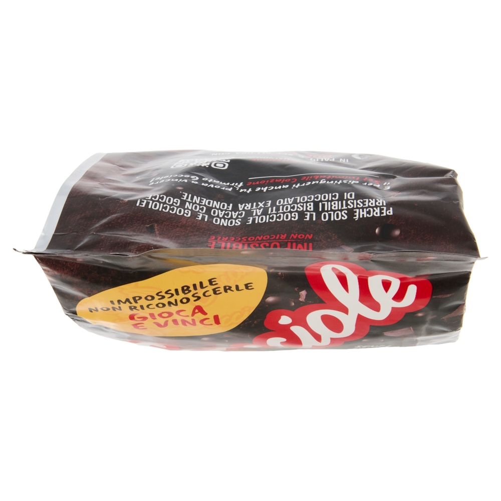 Pavesi Gocciole Extradark Biscotti con Gocce di Cioccolato Extra Fondente 400g