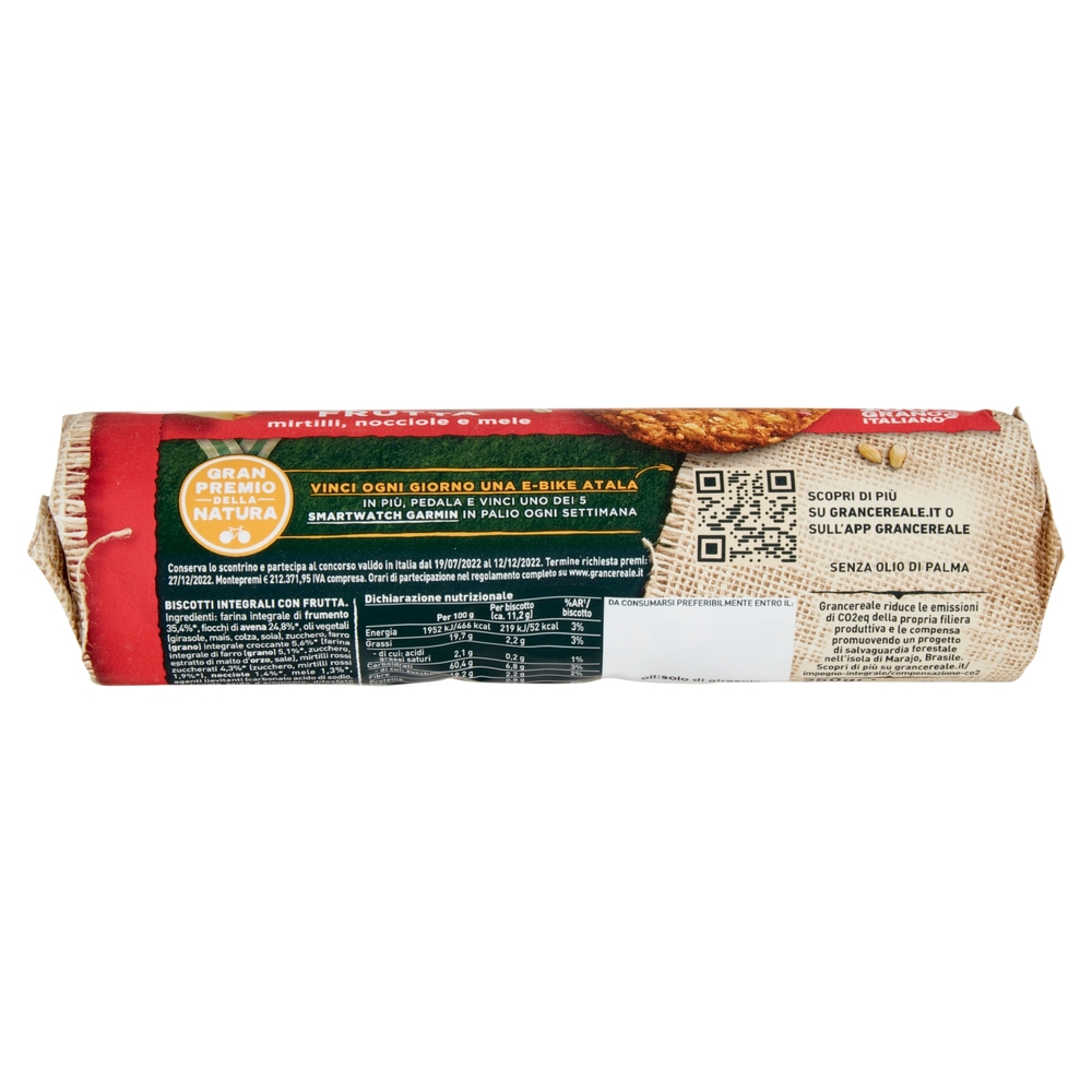 Gran Cereale Biscotti Gran Cereale Digestive Biscotti con Malto d'Orzo Tubo 250 g