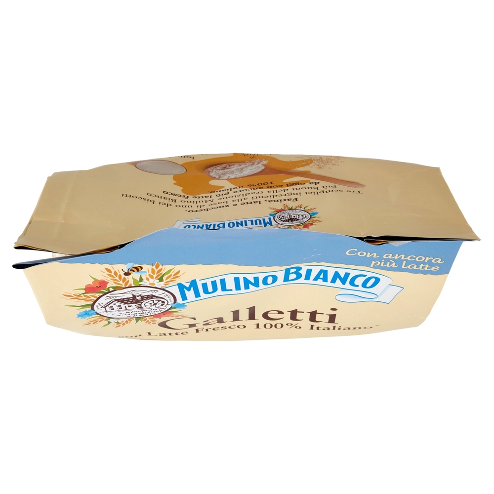 Mulino Bianco Galletti Biscotti con Latte Fresco 100% Italiano 800g