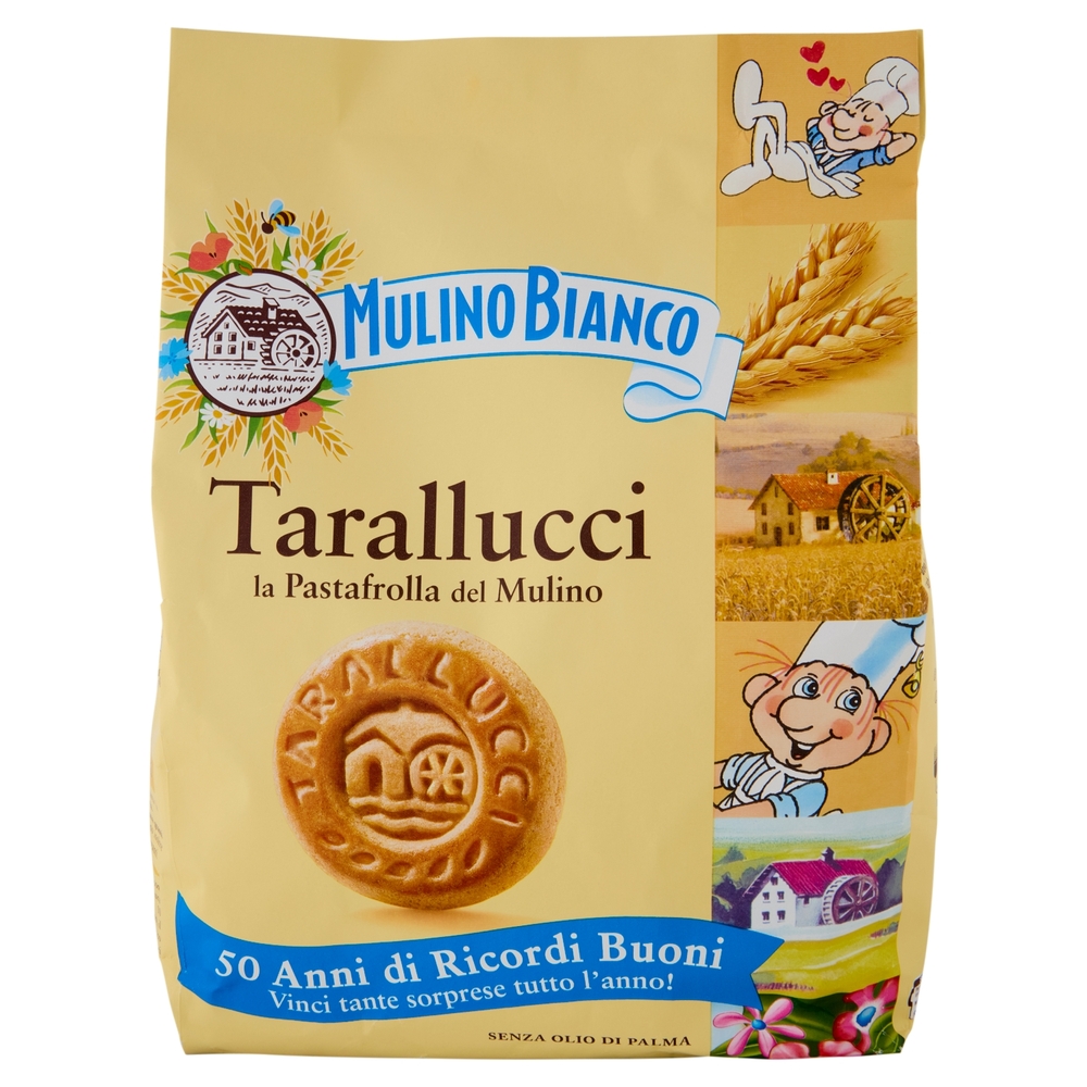 Mulino Bianco Tarallucci Biscotti con Uova Fresche 100% italiane 800g