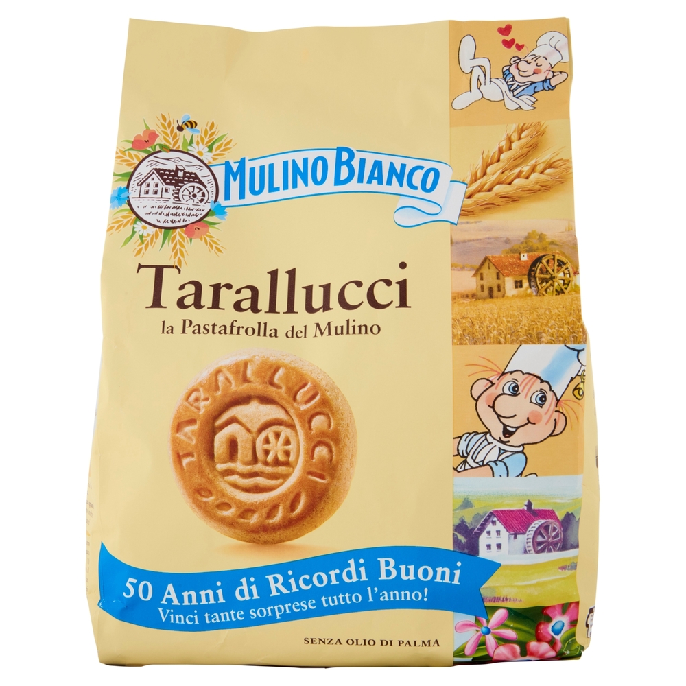 Mulino Bianco Tarallucci Biscotti con Uova Fresche 100% italiane 800g