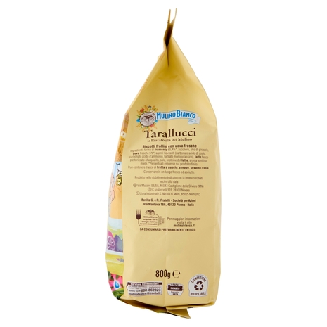Mulino Bianco Tarallucci Biscotti con Uova Fresche 100% italiane 800g