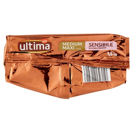 Ultima Dog Medium/Max +10 kg Sensibile Salmone 1,5 kg