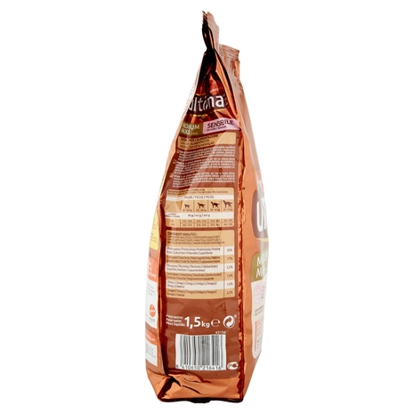 Ultima Dog Medium/Max +10 kg Sensibile Salmone 1,5 kg
