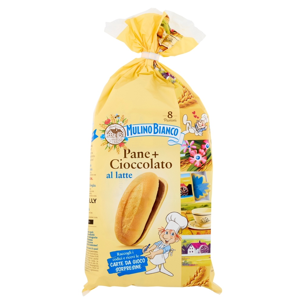 Mulino Bianco Pane+Cioccolato al latte 8 pezzi 300g