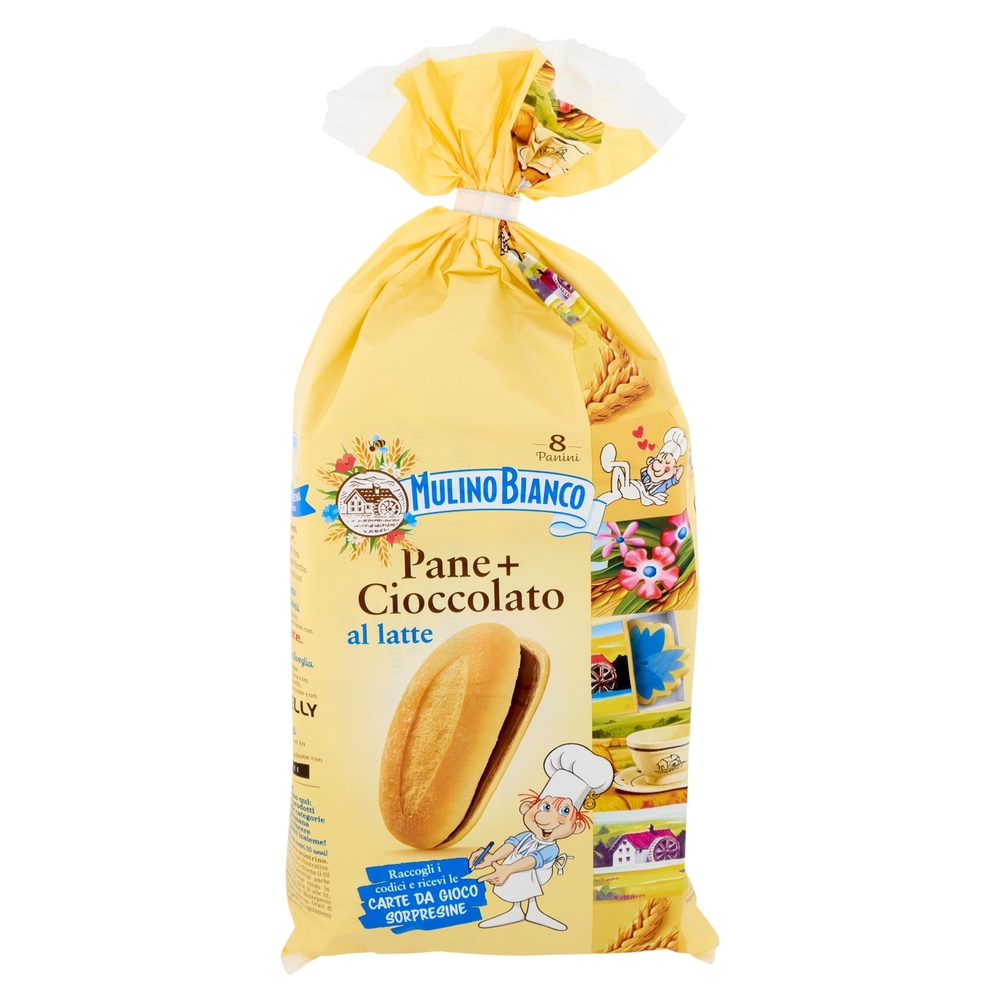 Mulino Bianco Pane+Cioccolato al latte 8 pezzi 300g