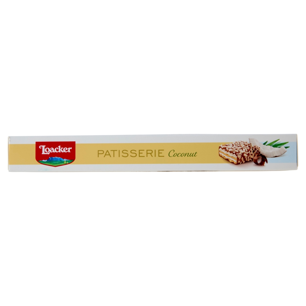 Loacker Patisserie Coconut Wafer con crema al Cocco ricoperti di Cioccolato Latte Wafers 100g
