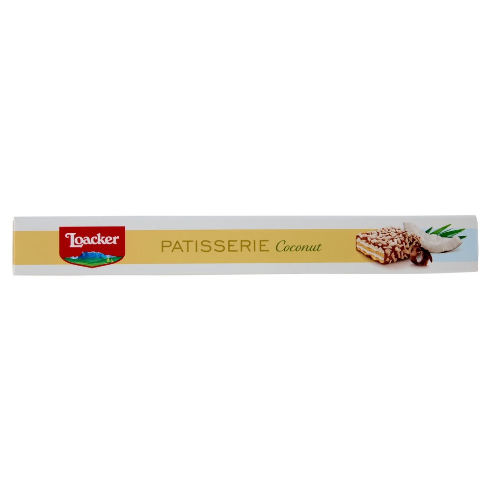 Loacker Patisserie Coconut Wafer con crema al Cocco ricoperti di Cioccolato Latte Wafers 100g
