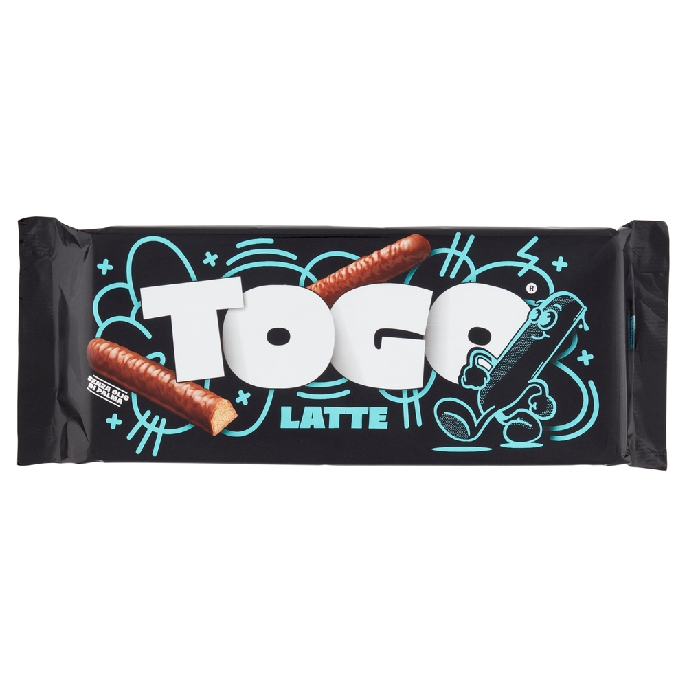 Pavesi Togo Classic al Latte Snack Biscotto Ricoperto con Cioccolato al Latte 120g