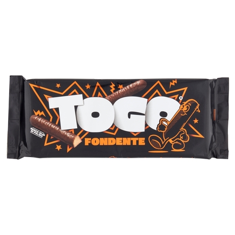 Pavesi Togo Classic Fondente Snack Biscotto Ricoperto con Cioccolato Fondente 120g