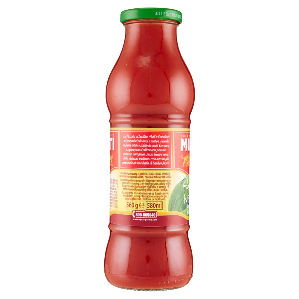 Mutti Passata Mutti di pomodoro al basilico 560 g