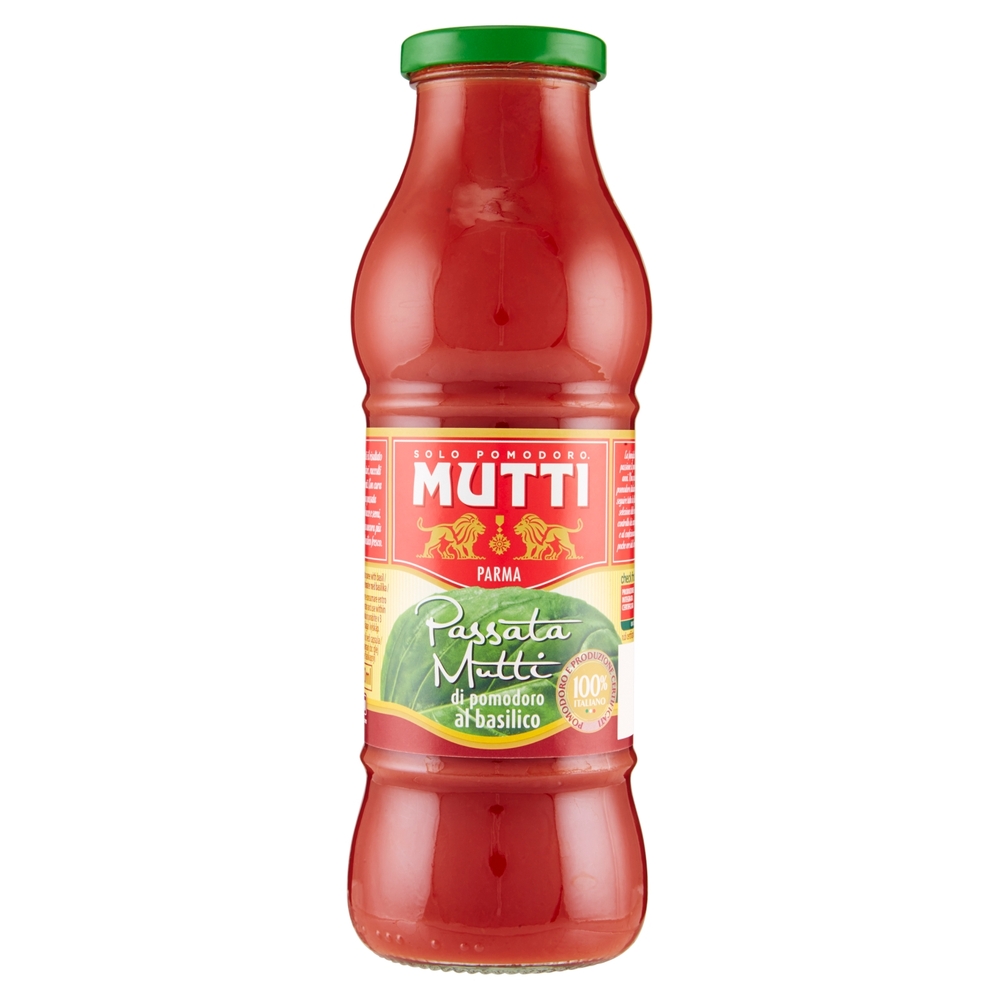 Mutti Passata Mutti di pomodoro al basilico 560 g