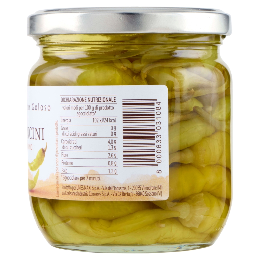 Peperoncini in Aceto di Vino Il Viaggiator Goloso