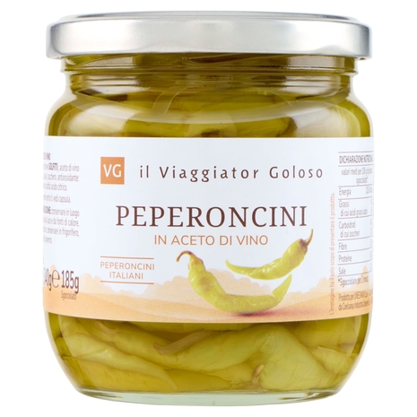 Peperoncini in Aceto di Vino Il Viaggiator Goloso