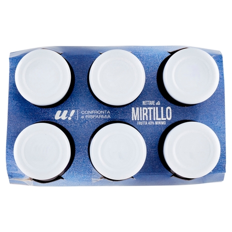 6 Nettare di Mirtillo U! Confronta e Risparmia