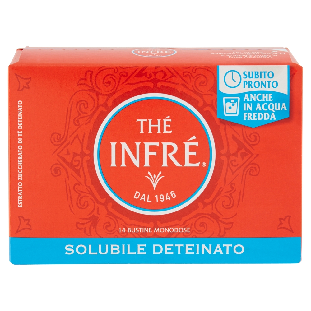 Thé Infré Solubile Deteinato 14 Bustine 70 g