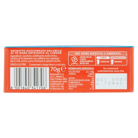 Thé Infré Solubile Deteinato 14 Bustine 70 g