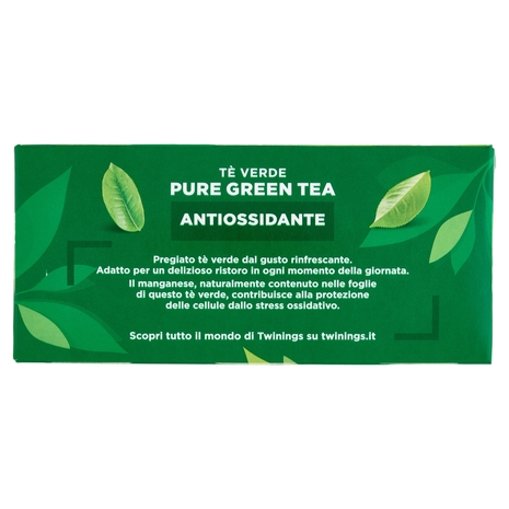 Twinings Pure Green Tea Tè Verde Antiossidante 25 filtri The 50 g