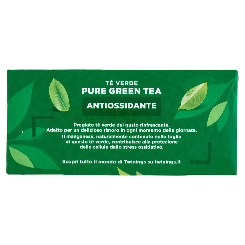 Twinings Pure Green Tea Tè Verde Antiossidante 25 filtri The 50 g