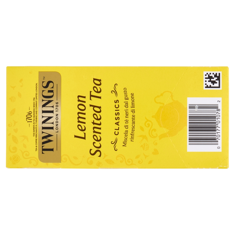 Twinings Lemon Scented Tea Tè Nero 25 filtri +1 omaggio The 52 g