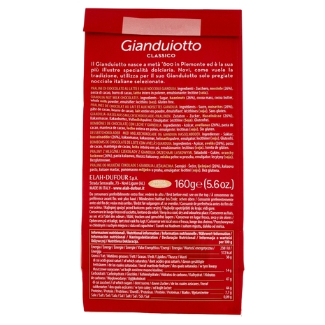 Novi Gianduiotti Classico 160 g
