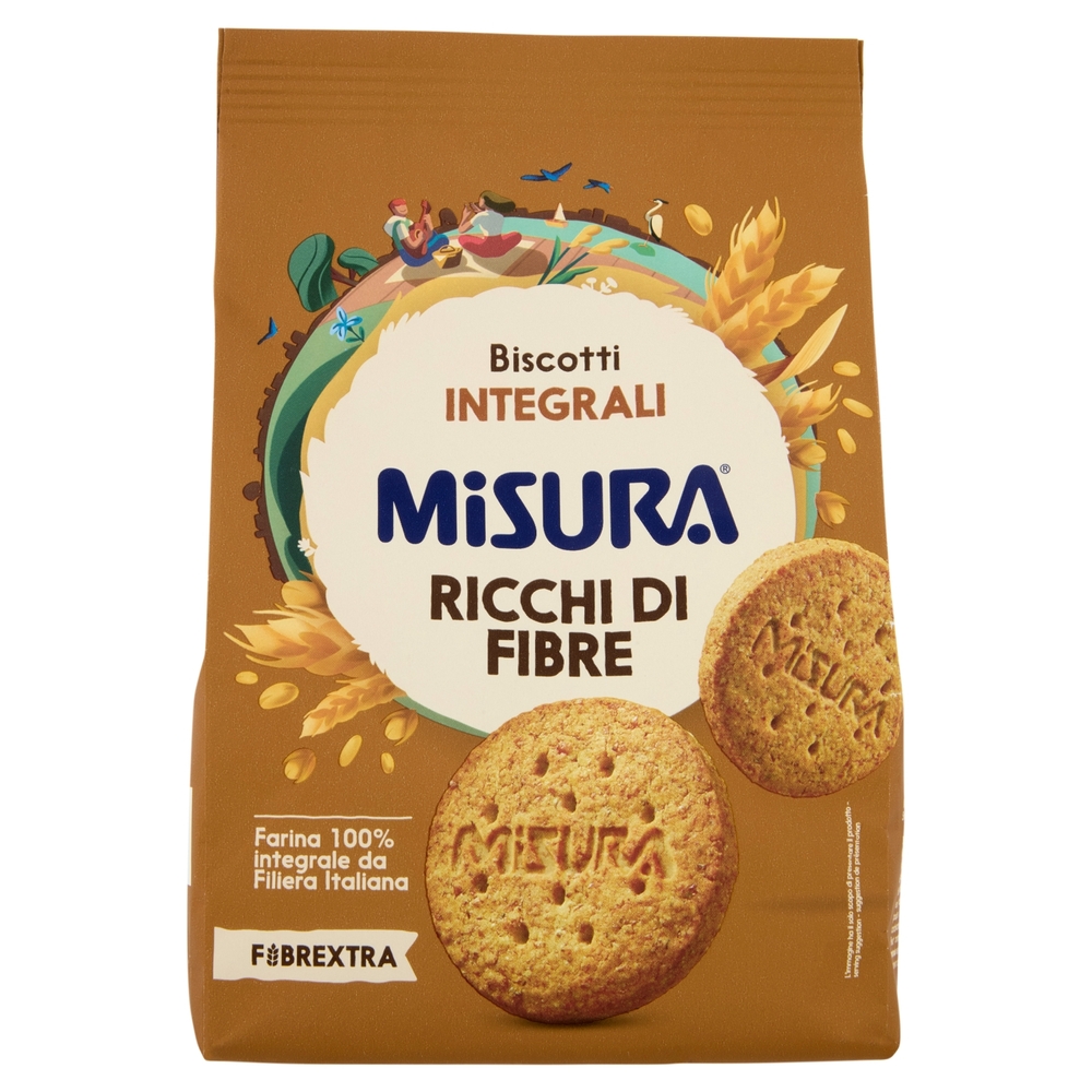 Misura Fibrextra Biscotti Integrali 330 g