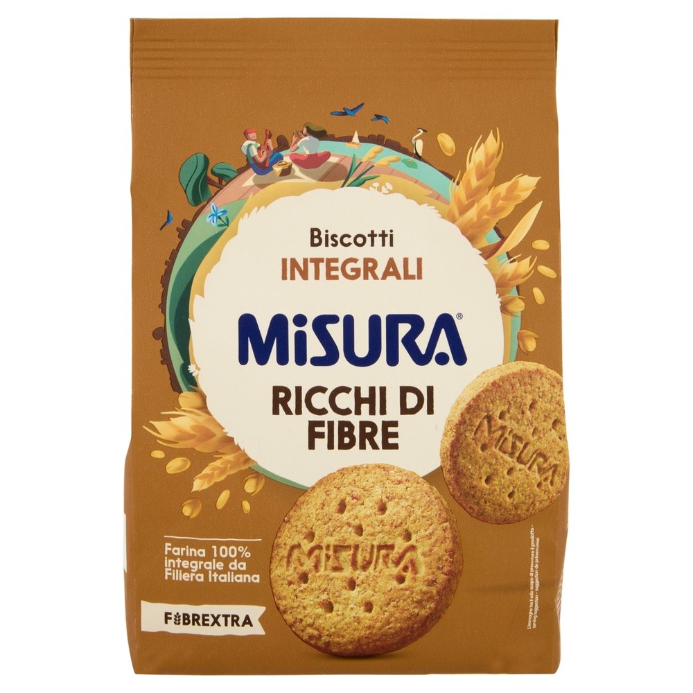Misura Fibrextra Biscotti Integrali 330 g