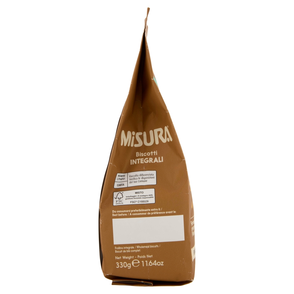 Misura Fibrextra Biscotti Integrali 330 g