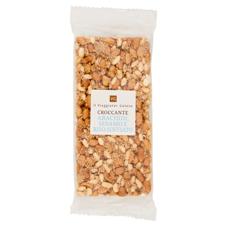 Croccante Arachidi, Sesamo e Riso Soffiato Il Viaggiator Goloso