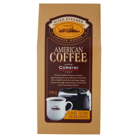 River Steamer American Coffee Caffè Filtro 250 g