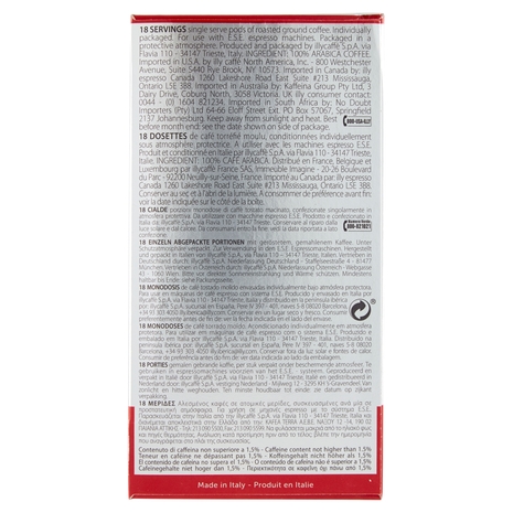 illy Classico 18 Cialde per Caffè Espresso 131 g
