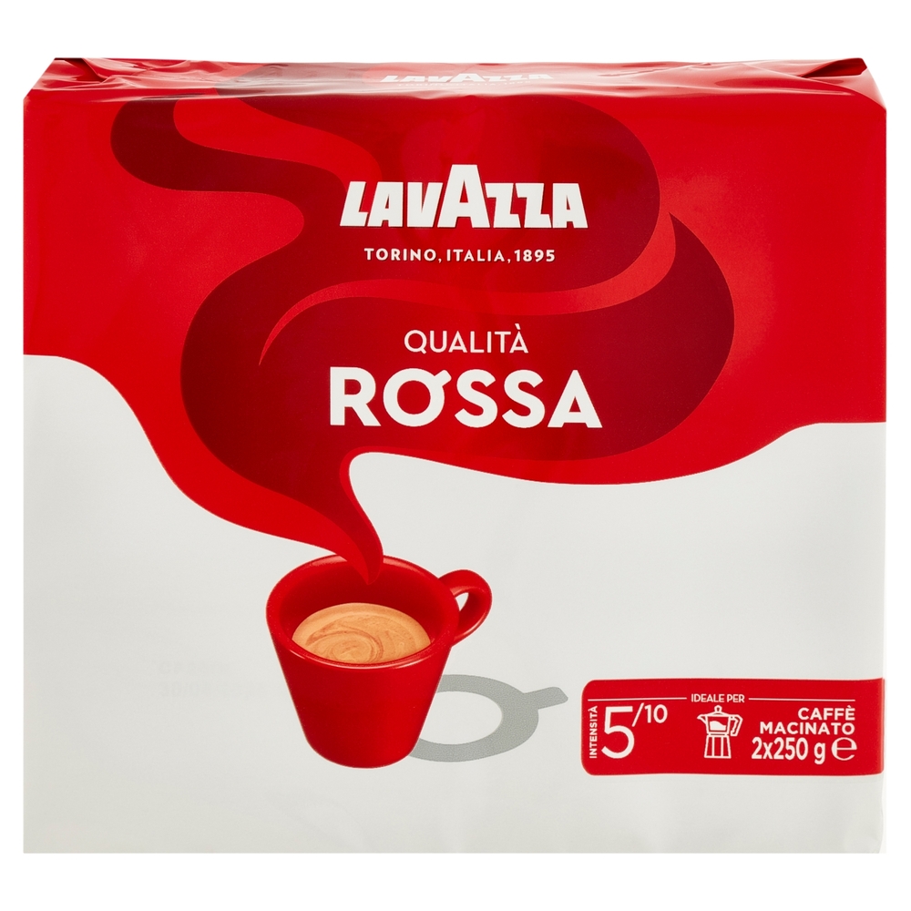 Lavazza Qualità Rossa Caffè Macinato 2 x 250 g