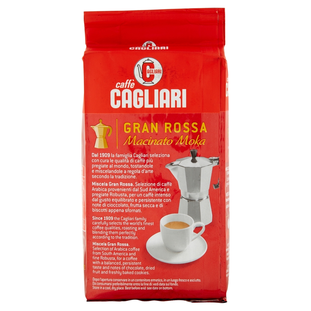 Caffè Cagliari Gran Rossa Macinato Moka 250 g