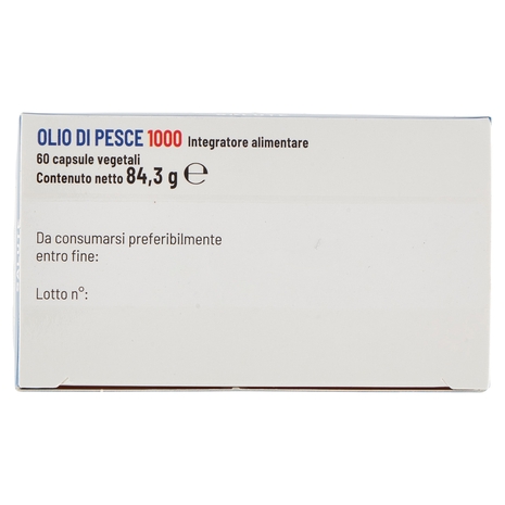 equilibra Olio di Pesce 1000 60 Capsule Vegetali 84,3 g