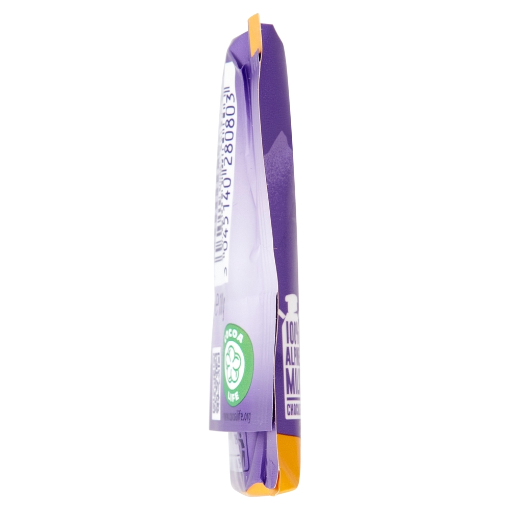 Milka tavoletta di cioccolato al latte 100% alpino con riso soffiato -  100g