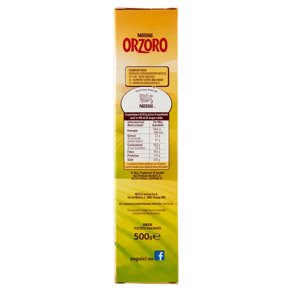 NESTLÉ ORZORO Moka Orzo Macinato 500 g