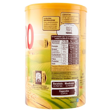 NESTLÉ ORZORO Orzo Solubile barattolo 120 g