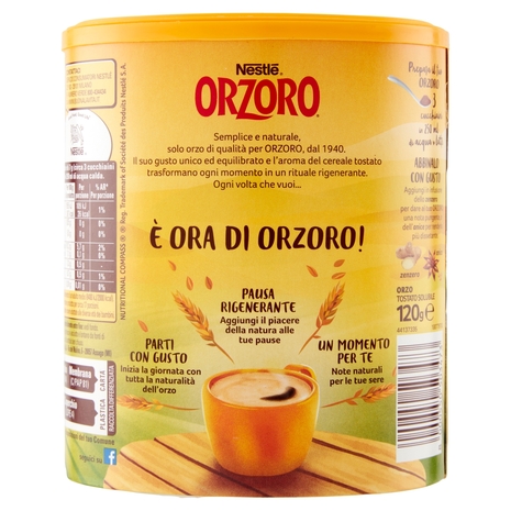 NESTLÉ ORZORO Orzo Solubile barattolo 120 g