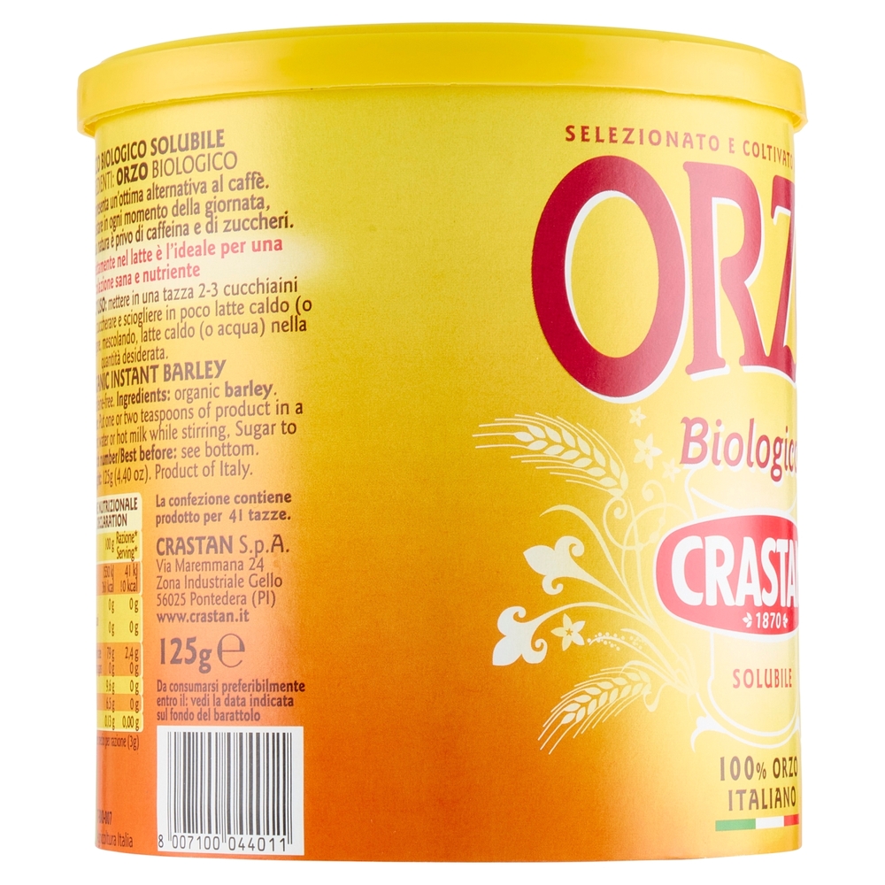 Crastan Bio Orzo Biologico Solubile 125 g
