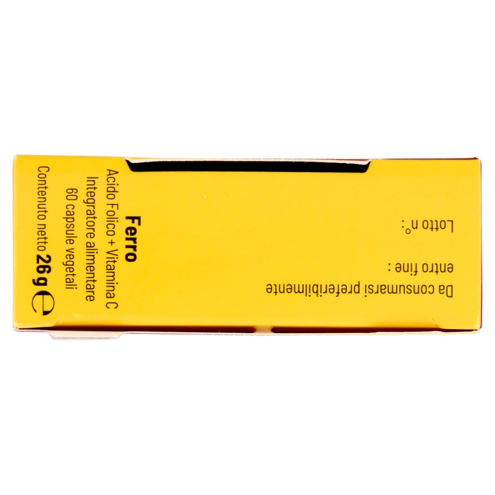 equilibra Ferro Acido Folico + Vitamina C 60 Capsule vegetali 26 g