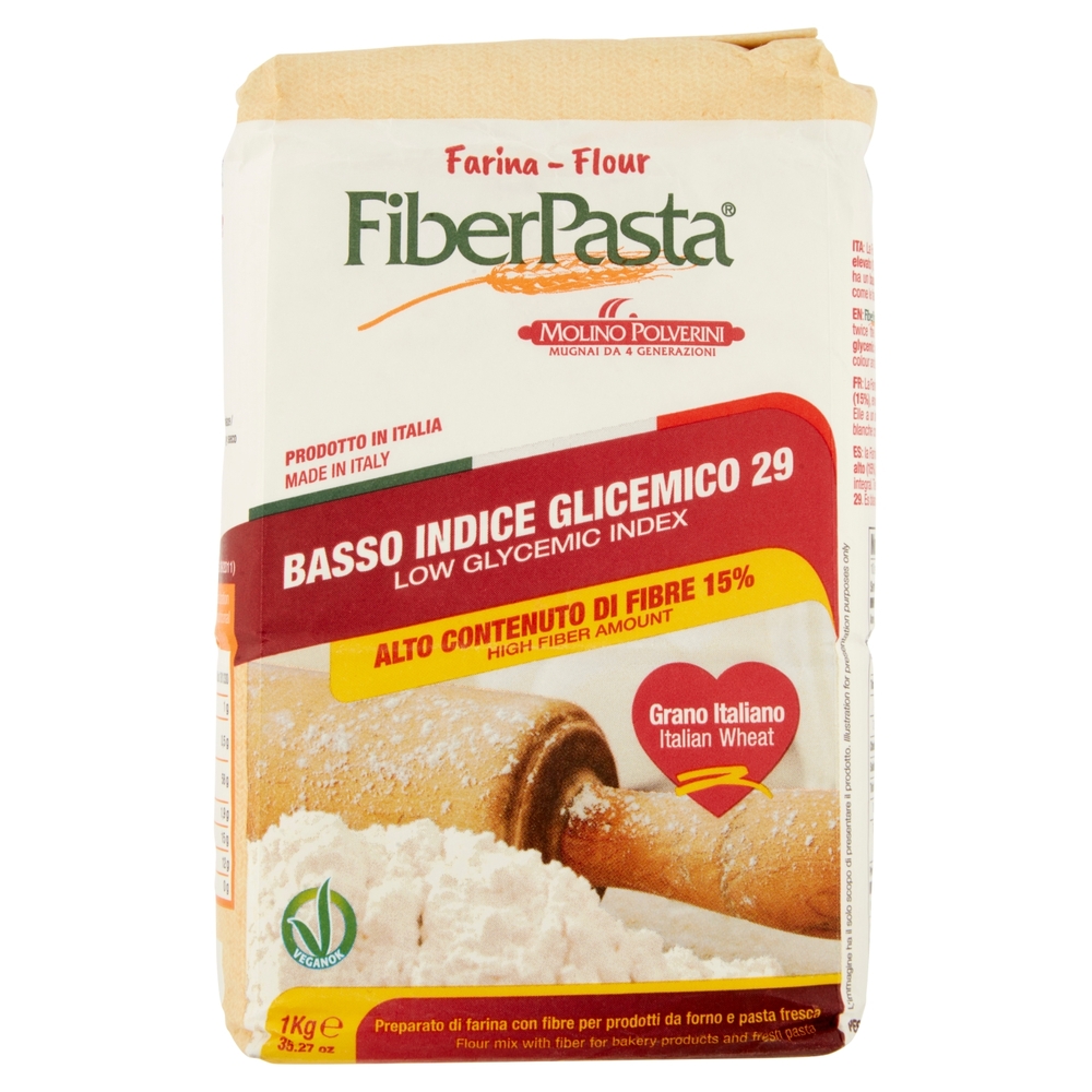 FiberPasta Farina Basso Indice Glicemico 29 1 Kg
