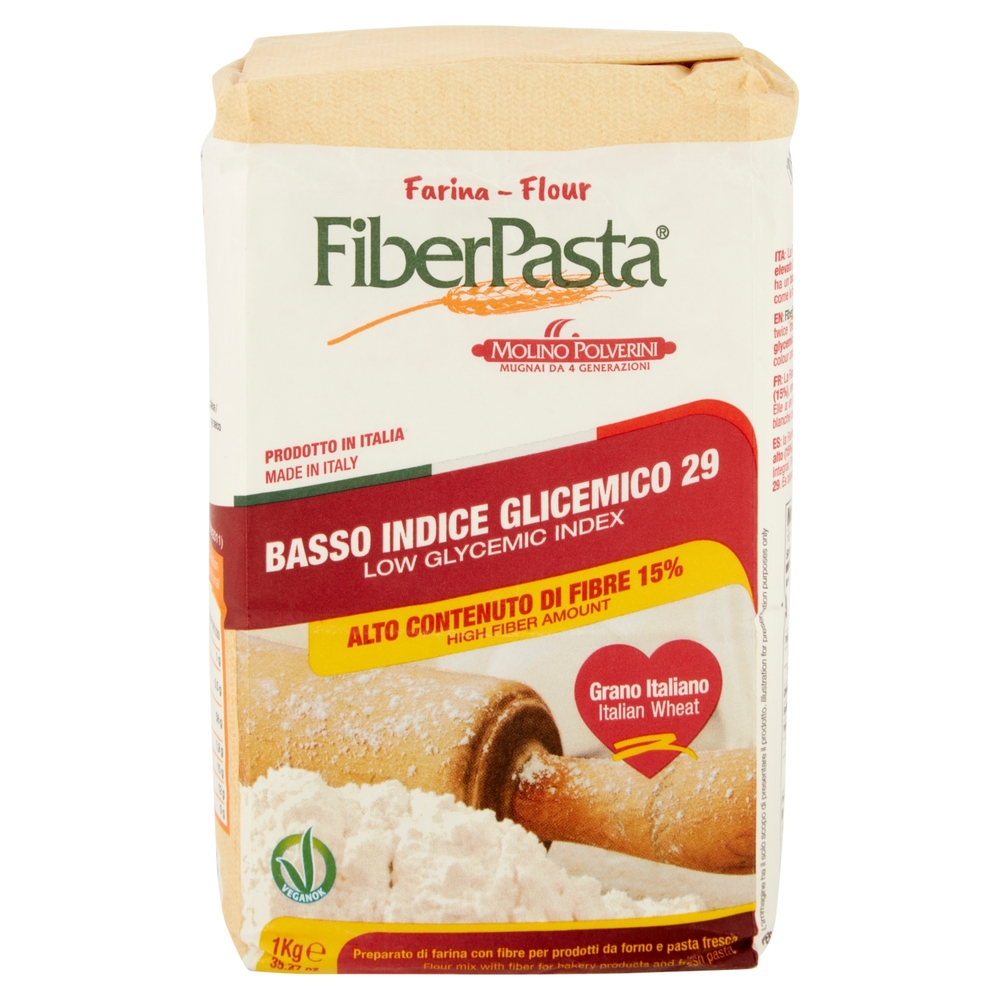 FiberPasta Farina Basso Indice Glicemico 29 1 Kg