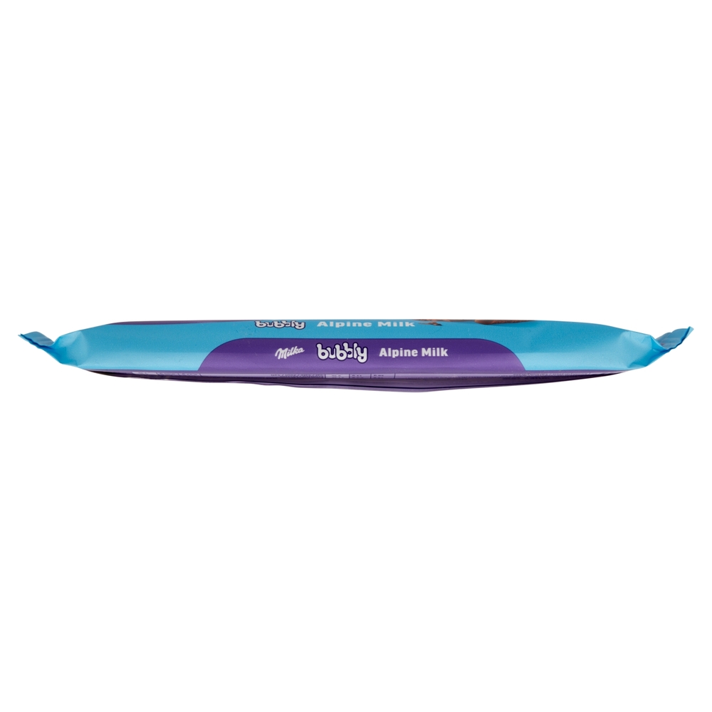 Milka Bubbly, tavoletta di cioccolato al latte 100% alpino - 90g